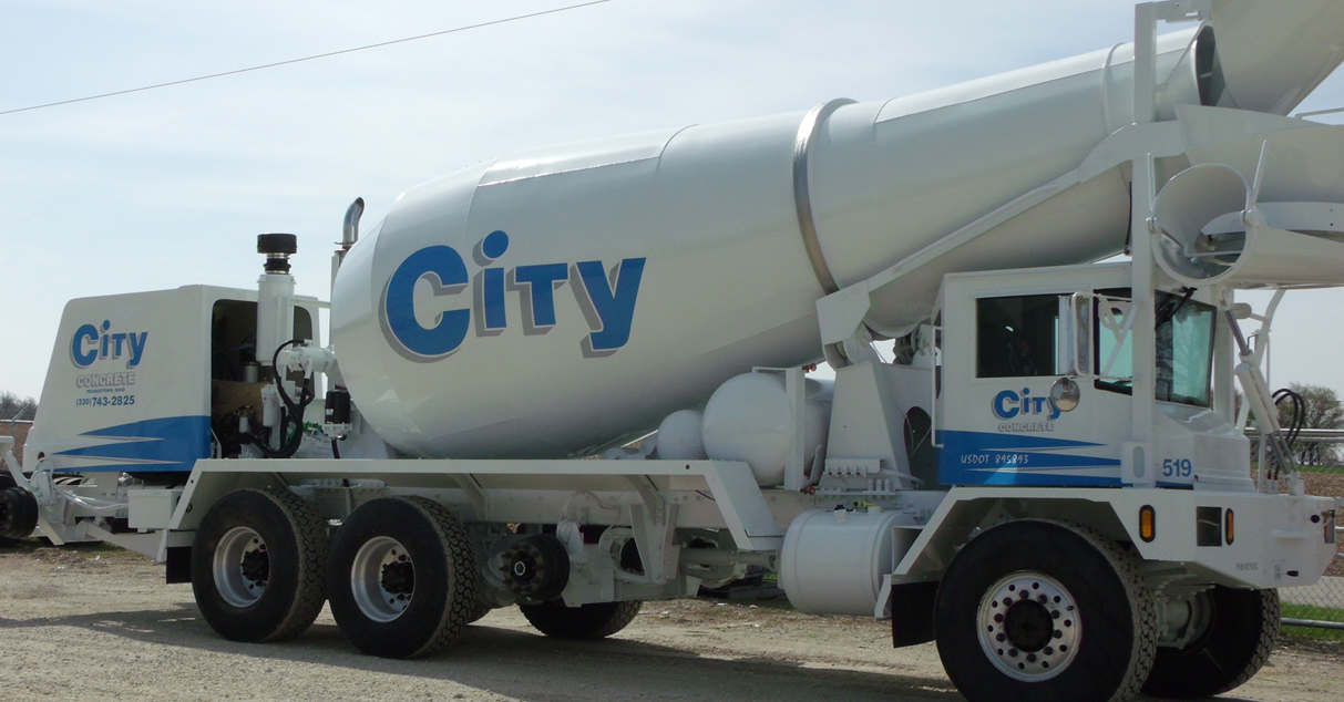 City-concrete-truck