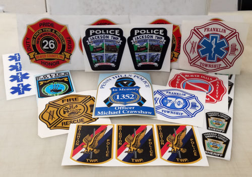 FIRE & POLICE DECALS