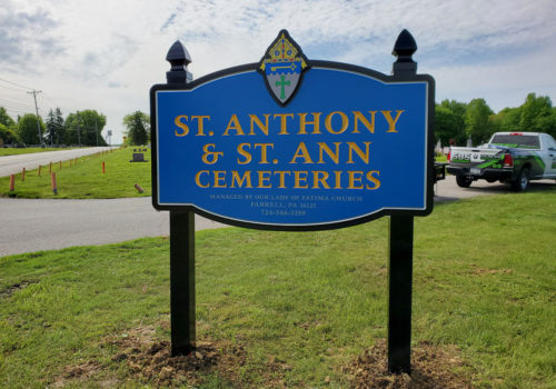 CEMETARY SIGN